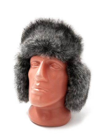 Шапка-ушанка NordKapp Badger MX Red 523, мех барсук купить в интернет-магазине ХантингАрт