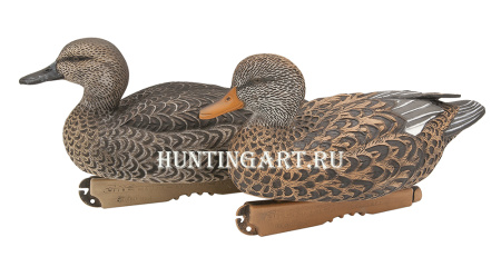 Комплект из 6 муляжей речных уток GHG Pro-Grade увеличенного размера, Шилохвость, Серая, Ам. Свиязь (3 пары - утка/селезень) купить в магазине Хантингарт