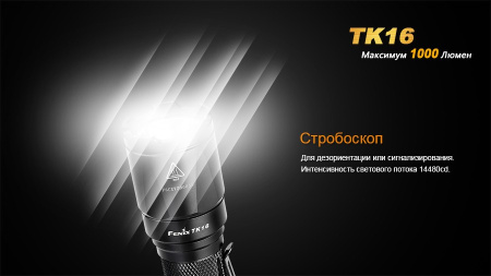 Тактический фонарь Fenix TK16 Cree XM-L2 U2 купить в интернет-магазине ХантингАрт