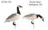 Комплект из 10 сминаемых чучел Белощекой казарки Softplast 3D North Way (8 кормящихся+2 сторожевых) купить в интернет-магазине ХантингАрт