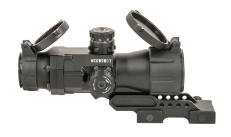 Оптический прицел Leapers Prism T4 CQB 4x32 с кронштейном на Weaver купить в интернет-магазине huntingart.ru