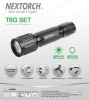 Комплект NexTorch из подствольного фонаря T6G set с белым (350 люм.) и зеленым (200 люм.) светодиодом, кронштейном и выносной кнопкой купить в интернет-магазине ХантингАрт