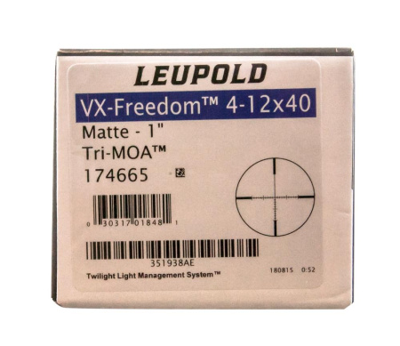 Прицел Leupold VX-Freedom 4-12x40, сетка Tri-MOA, без подсветки купить в интернет-магазине huntingart.ru