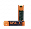 Аккумулятор 18650 Fenix ARB-L18-2600U (2600 mAh) с разъемом для USB купить в интернет-магазине ХантингАрт