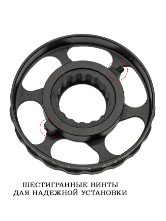 Колесо отстройки параллакса Leapers Accushot диаметр 80 мм купить в интернет-магазине ХантингАрт