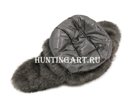 Шапка-ушанка NordKapp Badger MX Terra, мех барсук купить в интернет-магазине ХантингАрт