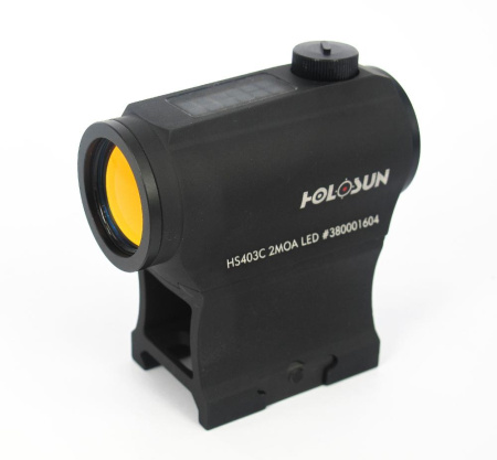 Коллиматор Holosun HS403C Paralow Solar Power на Weaver/Picatinny + солнечная батарейка и кронштейн купить в интернет-магазине huntingart.ru