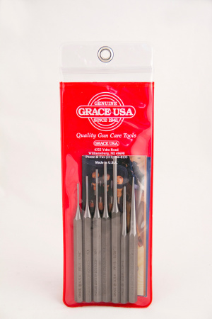 Выколотки Grace USA, комплект 7 шт, цилиндр =1,6-2-2,4-4-4,8 мм, конус острый купить в интернет-магазине ХантингАрт