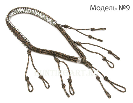 Плетёный подвес на 10 манков из паракорда купить в магазине ХантингАрт