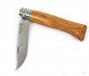 Нож Opinel серии Tradition Luxury №08 с клинком 8,5 см и рукоятью из оливы в деревянной коробке с чехлом купить в интернет-магазине ХантингАрт