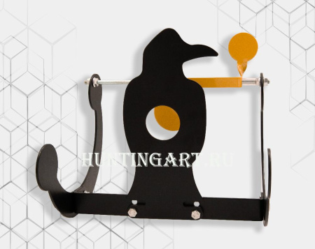 Мишень металлическая сбрасываемая Stil Crin Bulltrap CROW в виде вороны купить в интернет-магазине Хантингарт