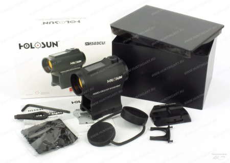 Коллиматор Holosun Paralow на Weaver/Picatinny + солнечная батарея и кронштейн, U-защита купить в интернет-магазине huntingart.ru