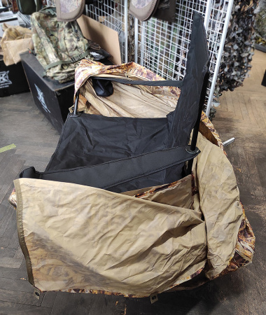 Засидка - кресло ShotTime Люкс, камыш купить в инетрнет-магазине ХантингАрт