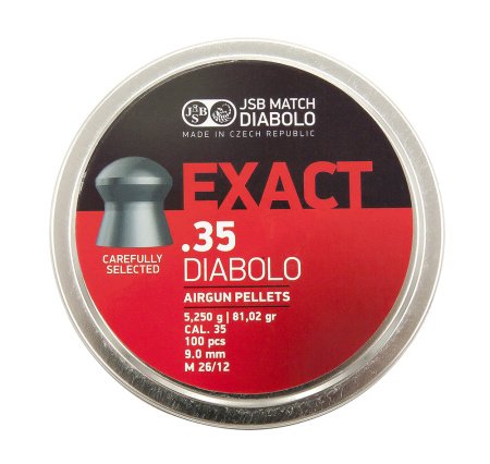 Пульки JSB Diabolo Exact калибр 9 мм, вес 5,2 гр купить в интернет-магазине ХантингАрт