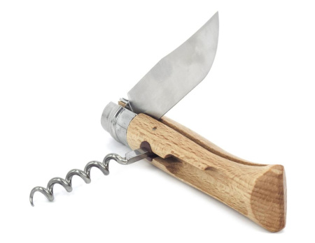 Нож Opinel серии Specialists for Foodies №10, со штопором, клинок 10 см, нержавеющая сталь, рукоять - бук купить в интернет-магазине ХантингАрт