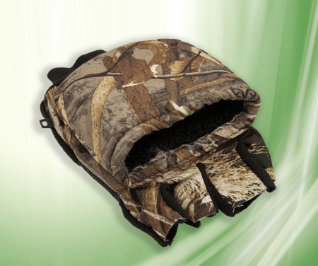 Варежки-перчатки без пальцев купить в интернет-магазине ХантингАрт