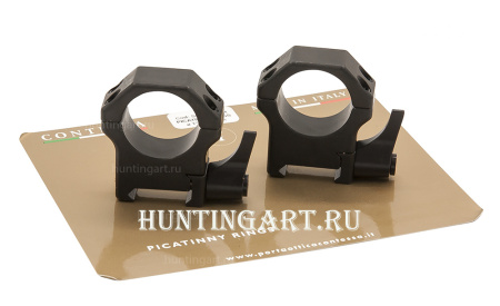 Кольца быстросъемные Contessa 25,4 мм на Picatinny, сталь купить в магазине huntingart.ru