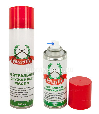 Нейтральное оружейное масло Ballistik, спрей купить в интернет-магазине ХантингАрт