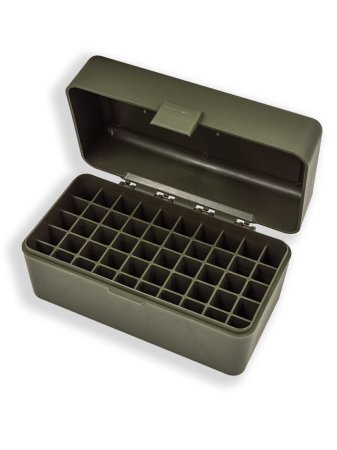 Кейс для 50 патронов 7.62x54R, зеленый купить в магазине huntingart.ru